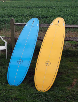 ABC High Roller Longboard Surfboard 9ft 1 Futures - Yellow