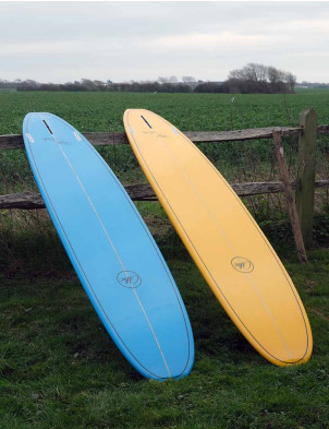 ABC High Roller Longboard Surfboard 9ft 1 Futures - White