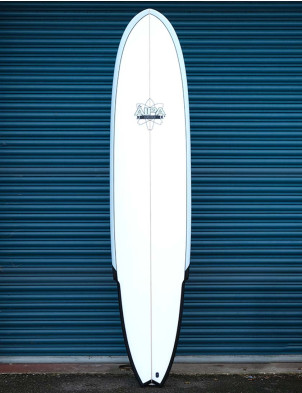 Aipa Big Brother Sting Fusion Surfboard 9ft 0 Futures - Grey/White 