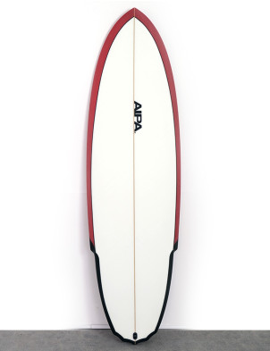 Aipa Wrecking Ball Fusion Surfboard 5ft 10 FCS II - Grey/White 