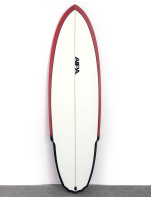 Aipa Wrecking Ball Fusion Surfboard 6ft 4 FCS II - Grey/White 