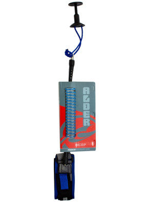 Alder Ultra Coil Bicep bodyboard leash - Blue