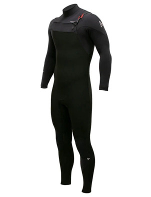 Alder Evo Fire MX Chest Zip 4/3mm Wetsuit - Black
