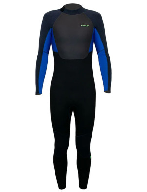 Alder Freeride FX Junior Back Zip 4/3mm Wetsuit - Royal    