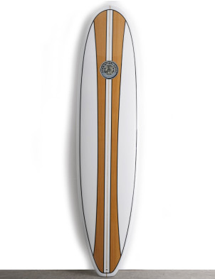 Hawaiian Soul Mini Mal Surfboard 7ft 6 - Light Wood