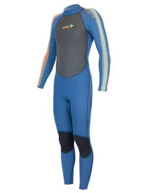 Alder Impact Junior Back Zip 3/2mm Wetsuit - Blue