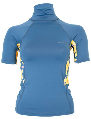 Alder Ladies Cruz Short Sleeve Rash Vest - Daff