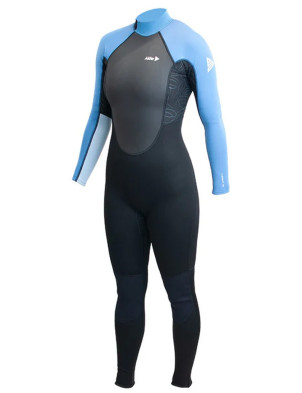 Alder Ladies Impact Back Zip 3/2mm Wetsuit - Blue
