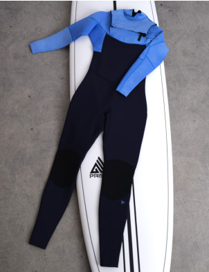 Alder Ladies Revo Chest Zip 3/2mm Wetsuit - Blue