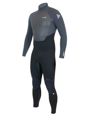 Alder Freeride FX Zip 4/3mm Wetsuit - Graphite 