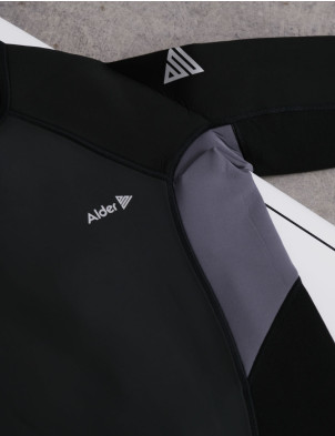 Alder Impact Back Zip 3/2mm Wetsuit - Grey
