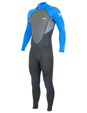 Alder Impact Back Zip 3/2mm Wetsuit - Royal 