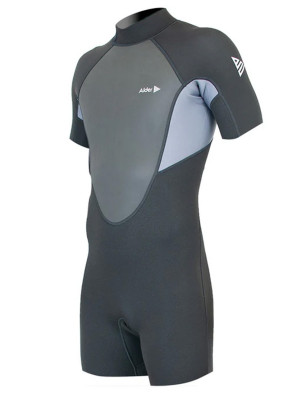 Alder Impact Shortie 3/2mm Wetsuit - Grey