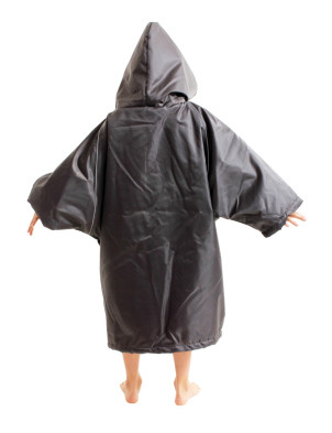 Alder Polar Coat Medium (small adult/kid) outdoor change robe - Black