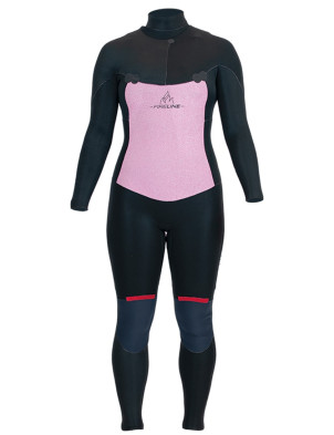 Alder Ladies Revo 4/3mm Chest Zip Wetsuit - Slate