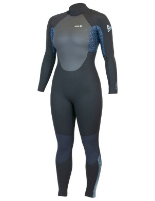 Alder Ladies Stealth Back Zip 5/4/3mm Wetsuit - Slate