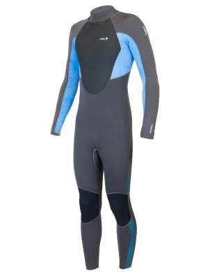 Alder Kids Stealth Back Zip Wetsuit 5/4/3mm - Jet