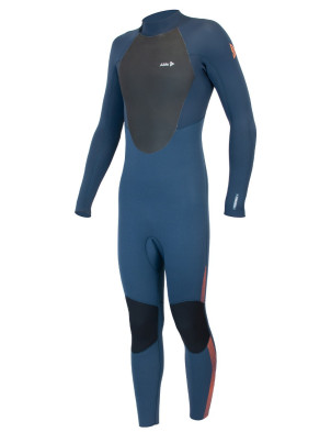 Alder Kids Stealth Back Zip Wetsuit 5/4/3mm - Slate