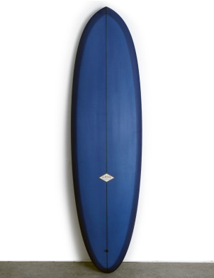 Almond Pleasant Pheasant 2 + 1 Surfboard 6ft 6 - Blue Resin Tint