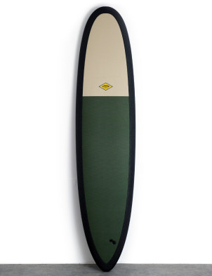 Almond R Series Joy Surfboard 8ft 0 Single Fin - Olive