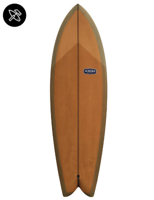 Almond Sandia Fish Surfboard - Custom