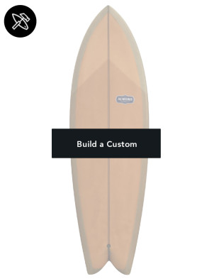 Almond Sandia Fish Surfboard - Custom