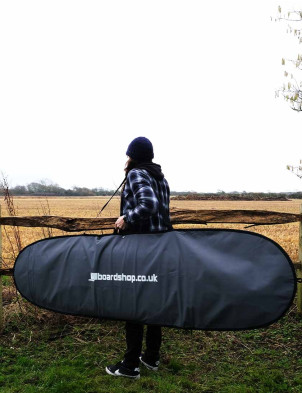 Boardshop Mal surfboard bag 5mm 9ft 6 - Grey