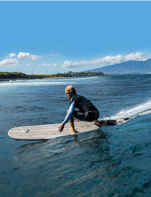 California Board Company Soft surfboard 7ft 6 - Blue Wood Grain