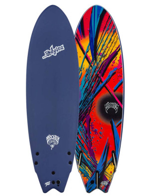 Catch Surf Odysea X Lost Round Nose Fish soft surfboard 6ft 5 - Midnight Blue