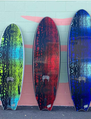 Catch Surf Odysea X Lost Round Nose Fish soft surfboard 5ft 11 - Black