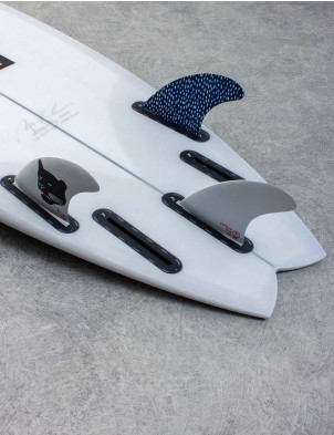 Captain Fin Dane Reynolds Honeycomb Futures Tri Fins Large - Silver