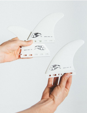 Channel Islands x Dane Dumpster Diver 2 Futures Tri Fins Large - White