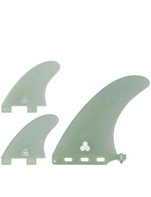 Channel Islands Mid 2 + 1 3.6" Fins FCS - Clear
