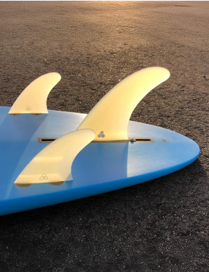 Channel Islands Mid 2 + 1 4.0" Fins FCS - Clear