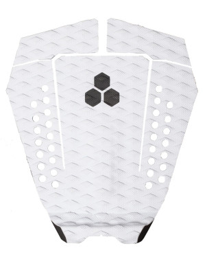 Channel Islands Fuser Pin Mega Arch 5 piece Surfboard Tail Pad - White