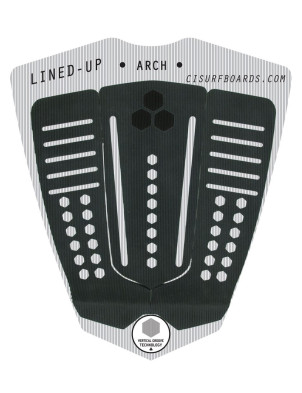 Channel Islands Lined Up Arch surfboard tail pad - Black