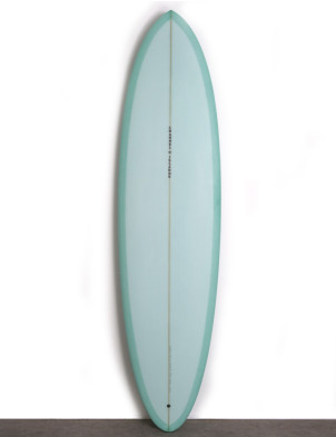 Channel Islands Mid surfboard 7ft 0 FCS II - Mint Green Resin Tint