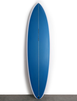 Channel Islands Mid Twin Surfboard 6ft 8 FCS II - Blue 