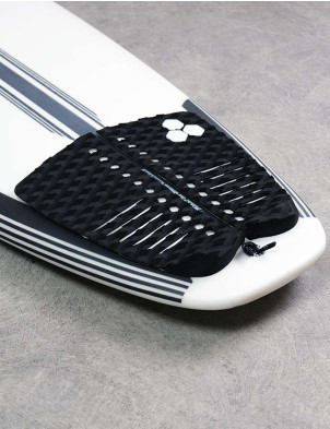 Channel Islands Mixed Groove Flat 2 Piece Surfboard Tail Pad - Black
