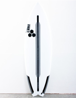 Channel Islands Rocket Wide Swallow surfboard Spine-Tek 6ft 2 FCS II - White