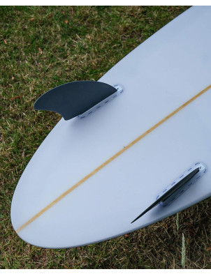 Channel Islands Mid Twin surfboard 7ft 0 Futures - White