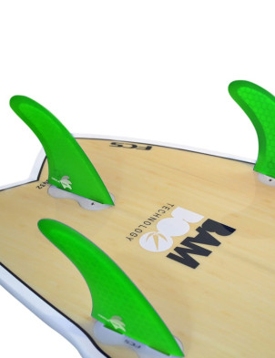 Circle One FCS M5 Honeycomb Tri Fin Set Medium - Green