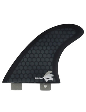 Circle One FCS M5 Honeycomb Tri Fin Set Medium - Grey