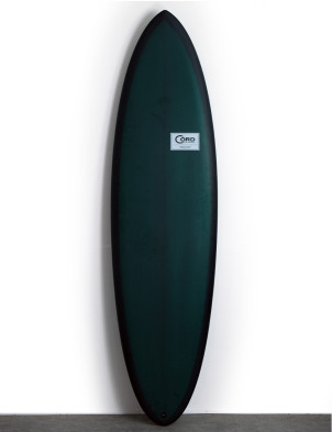 Cord Ark surfboard 6ft 4 Futures - Racing Green Resin Tint