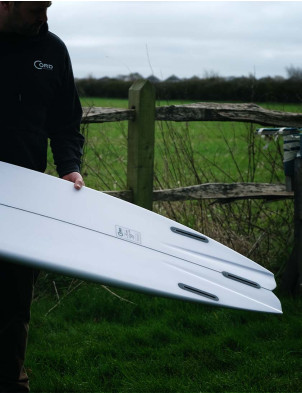 Cord Swordfish surfboard 6ft 2 Futures - White