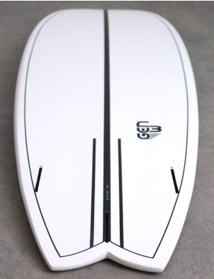 Cortez Cubin Surfboard 6ft 3 Futures - White 