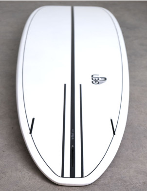 Cortez Prism Fugitive Surfboard 8ft 0 Futures - White