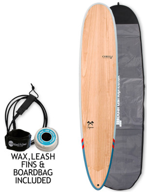Cortez Sequoia Surfboard 9ft 1 Package - Woodcraft
