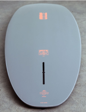 Crime Moth Soft Top Surfboard 6ft 4 Single Fin - Cool Grey