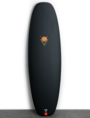 Dark Arts x Tomo Evo Remastered Surfboard 5ft 7 Futures - Black